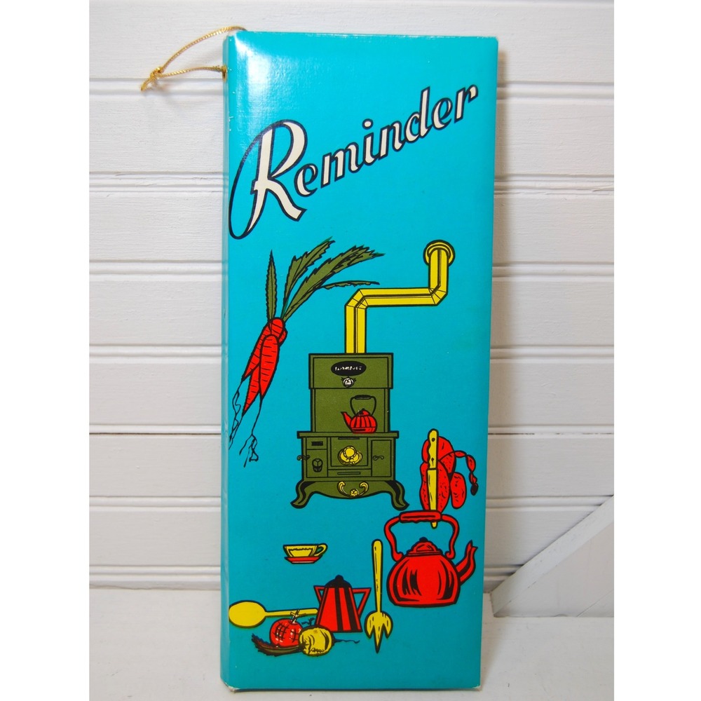 Vintage Reminder book Memorette Grocery Shopping List Planner To-Dos MCM‎
